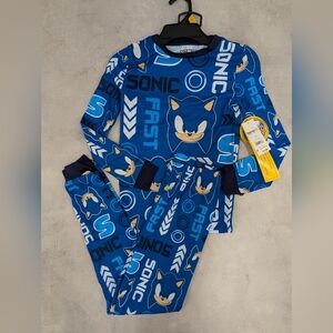 New, Boys' Sonic Pajamas Size 10